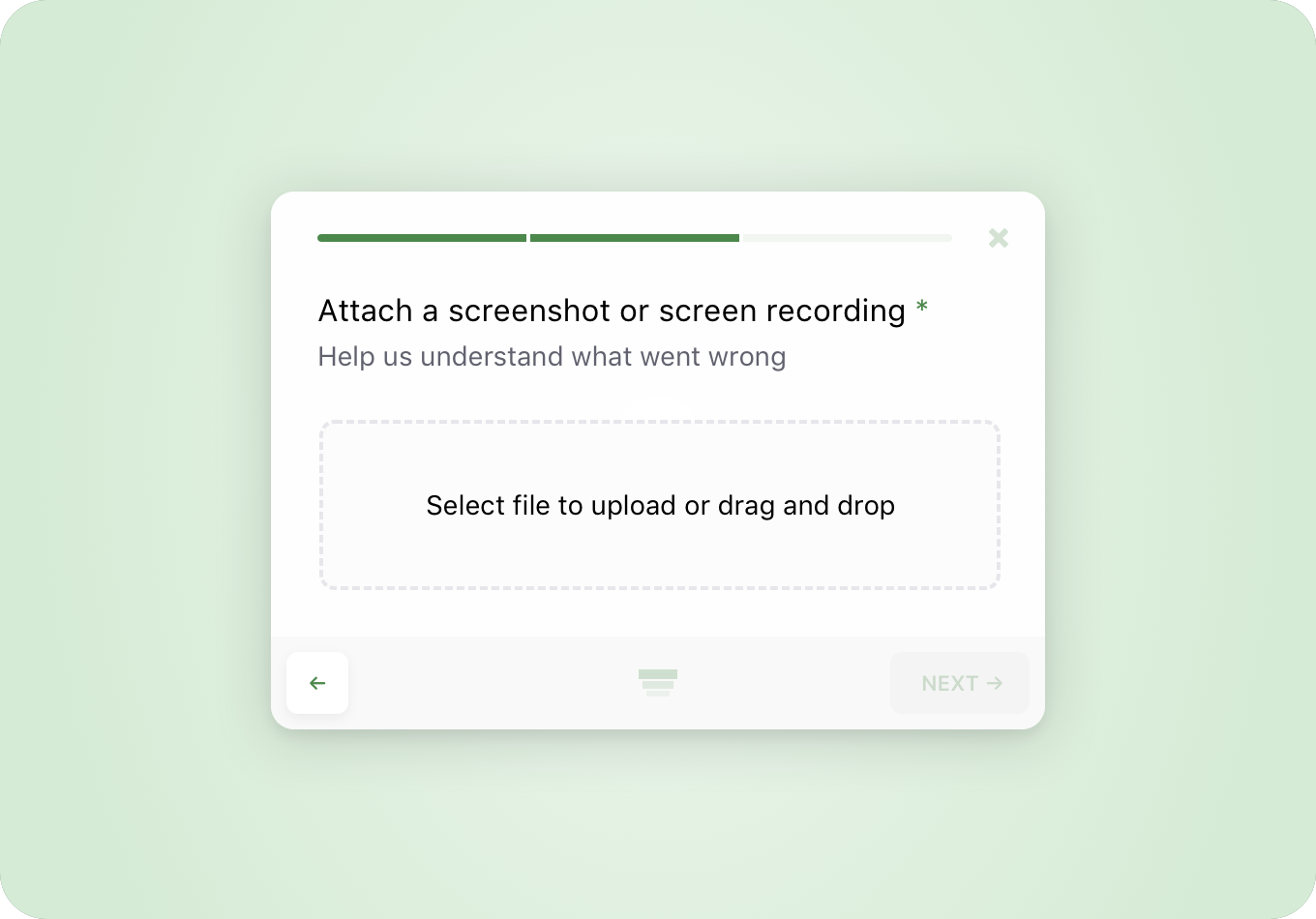 File upload question type